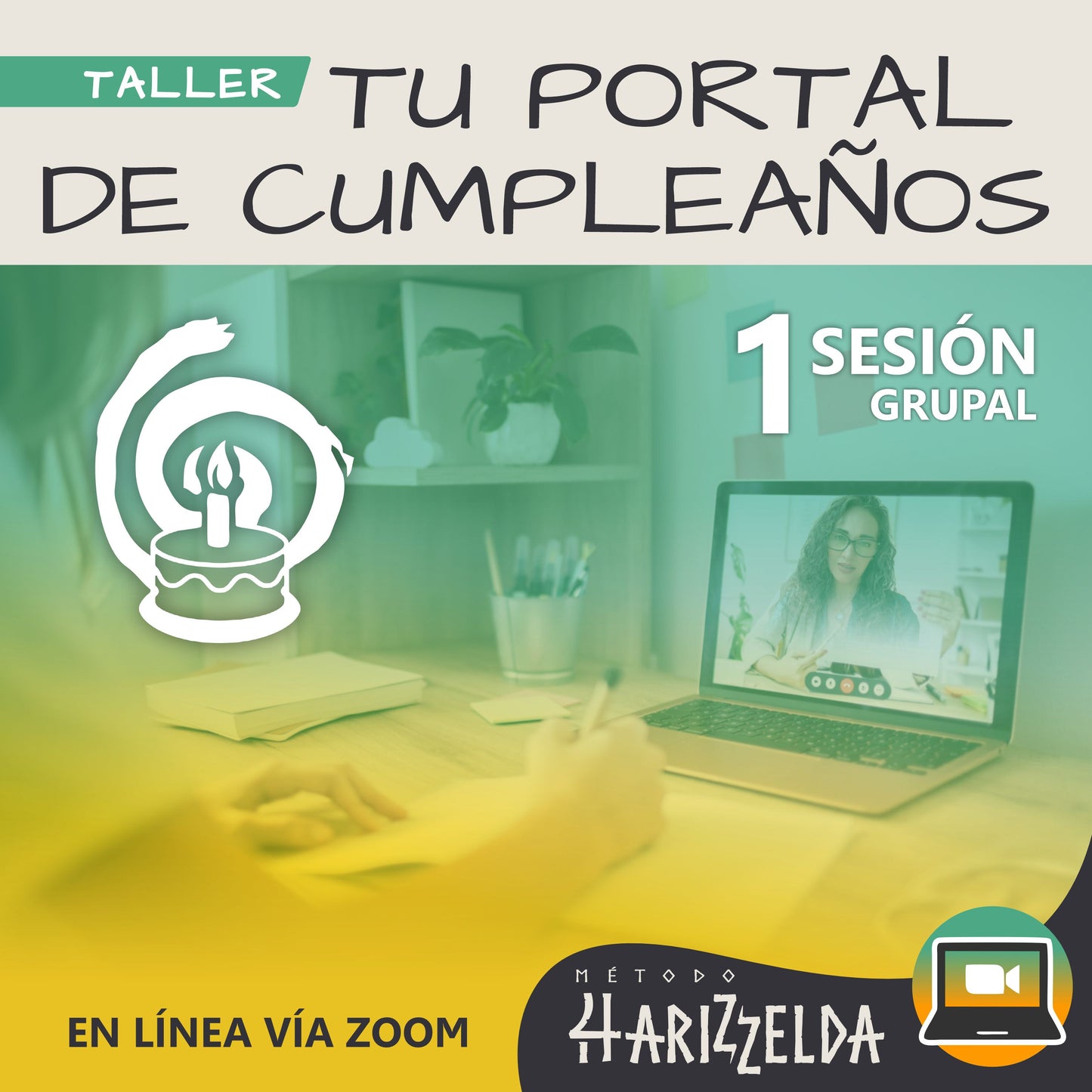 TALLER / TU PORTAL DE CUMPLEAÑOS 𖦹